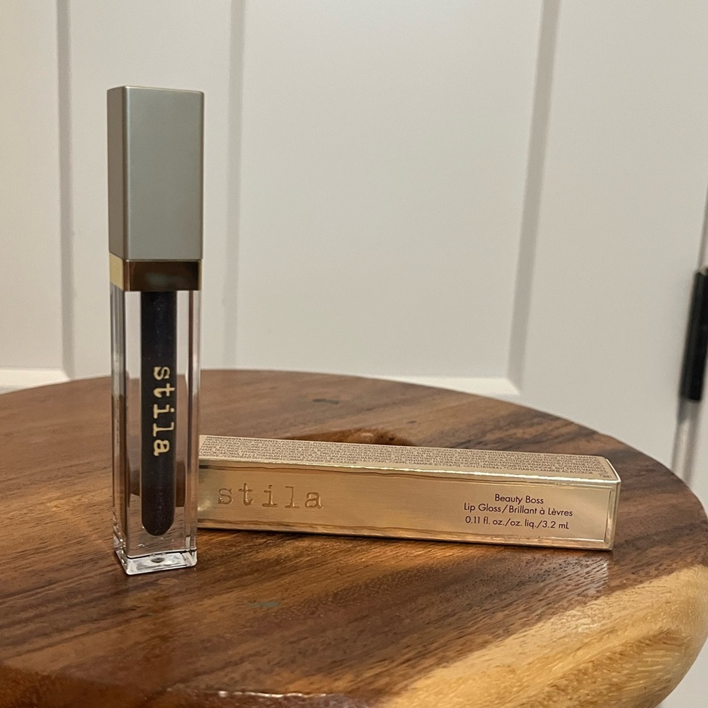 Stila Lip Glaze Lip Gloss in “in the black”